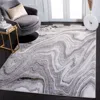 Safavieh Amelia Machine Made Area Rug, Grey / Gold Contemporary Style Easy Care