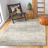 Safavieh Amelia Machine Made Area Rug, Grey / Gold Contemporary Style Easy Care In Gray