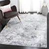 Safavieh Amelia Machine Made Area Rug, Grey / Ivory Contemporary Style Easy Care In Gray