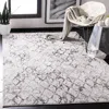 Safavieh Amelia Machine Made Area Rug, Grey / Light Grey Contemporary Style Easy Care In Gray