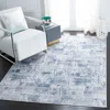 Safavieh Amelia Machine Made Area Rug, Navy / Light Grey Contemporary Style Easy Care