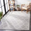 Safavieh Amherst Machine Made Area Rug, Light Grey / Ivory Contemporary Style Easy Care In Gray
