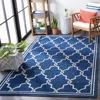 Safavieh Amherst Machine Made Area Rug, Navy / Beige Contemporary Style Easy Care