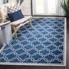 Safavieh Amherst Machine Made Area Rug, Navy / Ivory Contemporary Style Easy Care