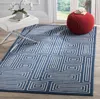Safavieh Amherst Machine Made Area Rug, Navy / Ivory Modern Style Easy Care