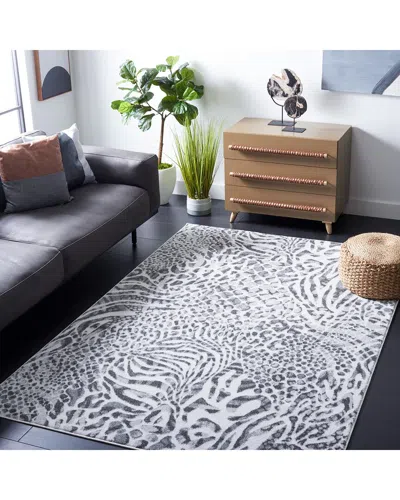 Safavieh Amsterdam Debra Power Loomed Rug In Black