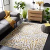 Safavieh Amsterdam Machine Made Area Rug, Beige / Gold Contemporary Style Easy Care