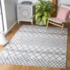 Safavieh Amsterdam Machine Made Area Rug, Grey / Ivory Bohemian Style Easy Care In Gray