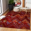 Safavieh Amsterdam Machine Made Area Rug, Red / Terracotta Contemporary Style Easy Care In Red