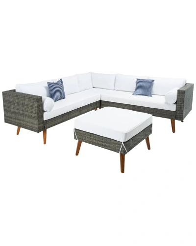 Safavieh Analon Outdoor Sectional In Grey