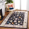 Safavieh Anatolia Hand Made Area Rug, Black / Ivory Traditional Style Non-shedding In Multi