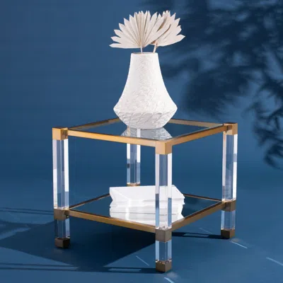 Safavieh Angie End Table In Gold