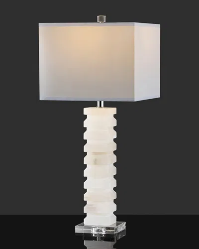 Safavieh Anita Alabaster Table Lamp In White