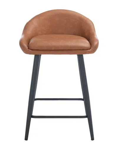Safavieh Anson Counter Stool In Brown