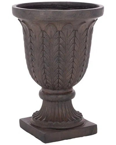 Safavieh Apollo Planter Pot In Black