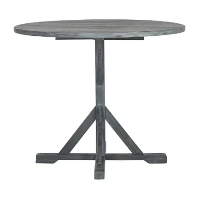 Safavieh Arcata Patio Side Tables Weather Resistant Side Table In Gray