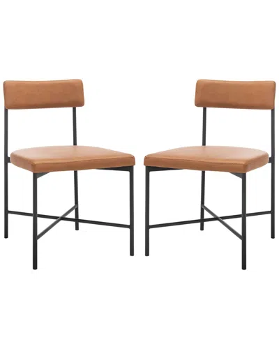 Safavieh Archer Dining Chair In Brown