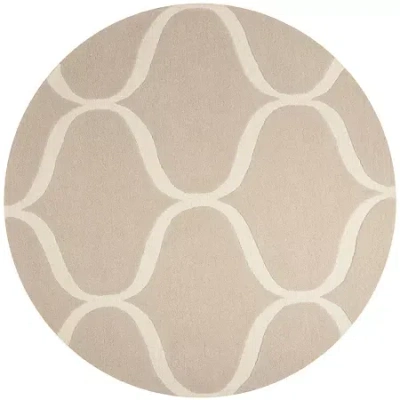 Safavieh Archibald Geometric Hand-tufted Wool Rug In Sand