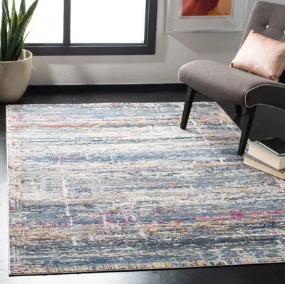 Safavieh Aria Machine Made Area Rug, Ivory / Brown Contemporary Style Easy Care