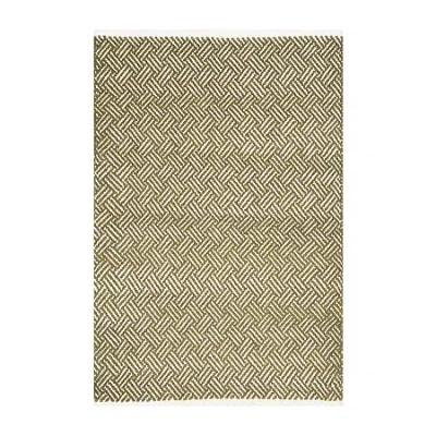 Safavieh Arianne Geometric Cotton Rug In Green