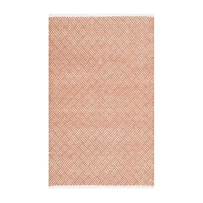 Safavieh Arianne Geometric Cotton Rug In Orange