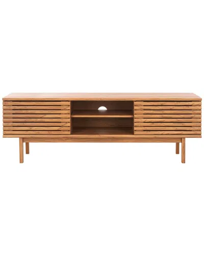 Safavieh Aricia Large 2-door Media Stand In Brown