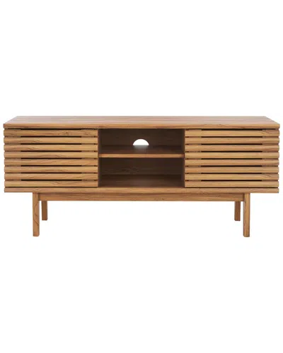 SAFAVIEH SAFAVIEH ARICIA SMALL 2-DOOR MEDIA STAND
