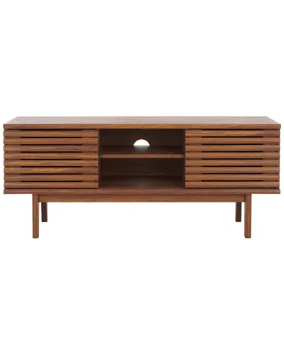 SAFAVIEH SAFAVIEH ARICIA SMALL 2-DOOR MEDIA STAND