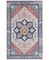 Safavieh Arizona Polyester Pile Rug In Rust Beige