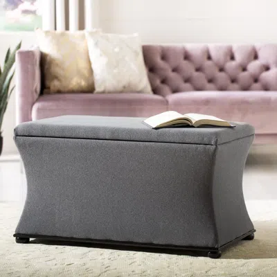 Safavieh Aroura Storage Bench In Gray