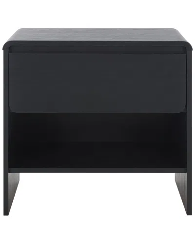 Safavieh Arsenio 1-drawer Nightstand In Black