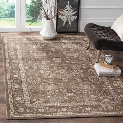 Safavieh Artisan Machine Made Area Rug, Brown / Brown Traditional Style Easy Care