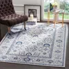 Safavieh Artisan Machine Made Area Rug, Silver / Silver Traditional Style Easy Care In Blue
