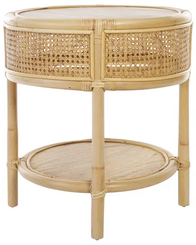Safavieh Arvid Round Accent Table In Brown