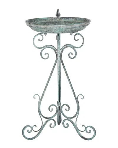 Safavieh Ashlan Bird Bath In Green