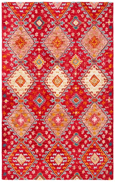 Safavieh Aspen Collection Handmade Rug In Red