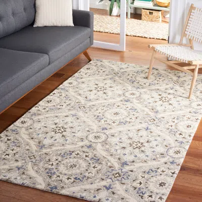 Safavieh Aspen Hand Made Area Rug, Beige / Grey Traditional Style Non-shedding