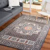 Safavieh Aspen Hand Made Area Rug, Black / Rust Traditional Style Non-shedding In Blue