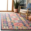 Safavieh Aspen Hand Made Area Rug, Blue / Red Bohemian Style Non-shedding In Multi