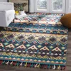 Safavieh Aspen Hand Made Area Rug, Blue / Red Bohemian Style Non-shedding In Multi