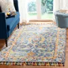 Safavieh Aspen Hand Made Area Rug, Blue / Rust Traditional Style Non-shedding In Multi