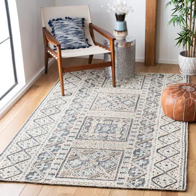 Safavieh Aspen Hand Made Area Rug, Charcoal Traditional Style Non-shedding In Gray