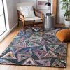Safavieh Aspen Hand Made Area Rug, Dark Green / Black Contemporary Style Non-shedding In Black