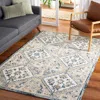 Safavieh Aspen Hand Made Area Rug, Grey / Ivory Traditional Style Non-shedding In Blue