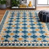Safavieh Aspen Hand Made Area Rug, Navy / Yellow Bohemian Style Non-shedding
