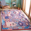 Safavieh Aspen Hand Made Area Rug, Red / Blue Bohemian Style Non-shedding