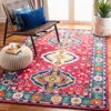 Safavieh Aspen Hand Made Area Rug, Red / Blue Bohemian Style Non-shedding In Red