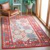 Safavieh Aspen Hand Made Area Rug, Red / Ivory Bohemian Style Non-shedding In Red