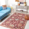 Safavieh Aspen Hand Made Area Rug, Red / Pink Traditional Style Non-shedding In Red