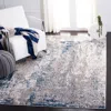 Safavieh Aston Machine Made Area Rug, Grey / Navy Contemporary Style Easy Care